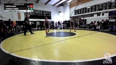 95 lbs Champ. Round 2 - Jordan Yi-Berg, Alpha Dawg vs Triton Paris, Clark