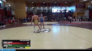 149 lbs 7th Place Match - Emry Colby, Unattached vs Ridge Vhla, Dubuque