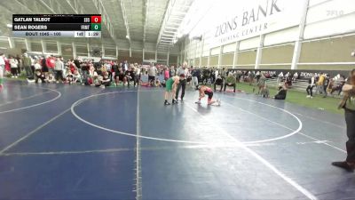 100 lbs Champ. Round 1 - Sean Rogers, 4A Payson UT vs Gatlan Talbot, Empire Battle School
