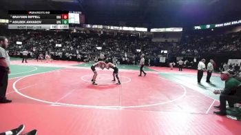 115 lbs Semifinal - Asilbek Anvarov, UPGA vs Brayden Riffell, Unattached