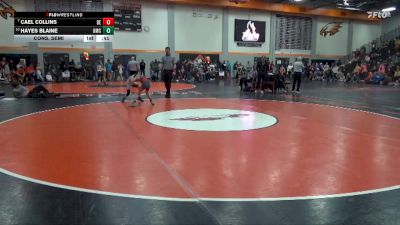 74 lbs Cons. Semi - Hayes Blaine, USA Mat Club vs Cael Collins, DC Elite