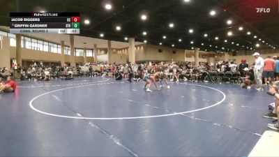 126 lbs Cons. Round 3 - Griffin Gardner, Stronghold vs Jacob Biggers, Cleburne County
