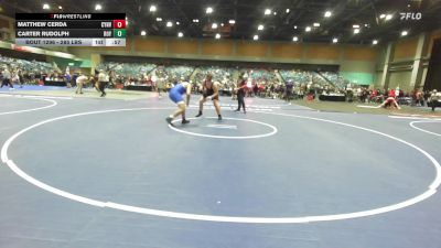 285 lbs Consi Of 32 #2 - Matthew Cerda, Canyon View AZ vs Carter Rudolph, Roy