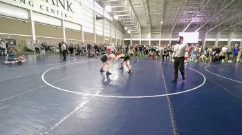 135 lbs Champ. Round 2 - Hazen Christensen, Bear River Wrestling Club vs Lukah Schwarz, Rocky Mountain Middle School