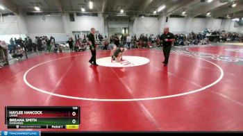 120 lbs Cons. Round 5 - Breana Smith, Evergreen vs Haylee Hancock, Lamar