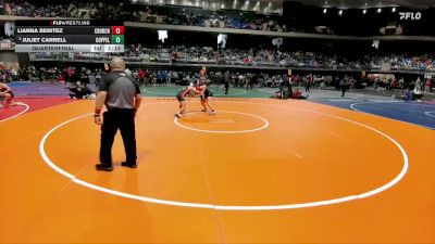 6A 126 lbs Quarterfinal - Juliet Carrell, Coppell vs Lianna Benitez, San Antonio Churchill