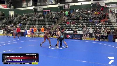 92 lbs Champ. Round 1 - Jarron Beltran Jr, AZ vs Lincoln Whitcome, IA