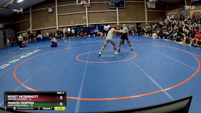 157 lbs Cons. Round 3 - Wyatt McDermott, Western Wyoming vs Marvin Morton, Hope International