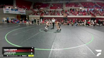 144 lbs Quarters & 1st Wb (16 Team) - Landon Davis, Lucas Lovejoy vs Gavin Cisneros, Lubbock Cooper