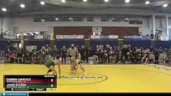 102 lbs Semifinals (4 Team) - Darren Santucci, Wantagh Sr High vs Jason Euceda, Brentwood High Sch