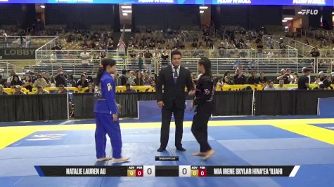 Mia Irene Skylar Hina'ea 'Iliahi vs Natalie Lauren Au 2025 Pan Kids Jiu-Jitsu IBJJF Championship