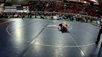 5A 138 lbs Champ. Round 1 - Wyatte Boyden, Mountain Home vs Boone Bowman, Blackfoot