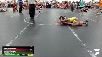 68 lbs Round 3 (4 Team) - Donovan Peno, FL Scorpions vs Bryce Thomas, Team Smash