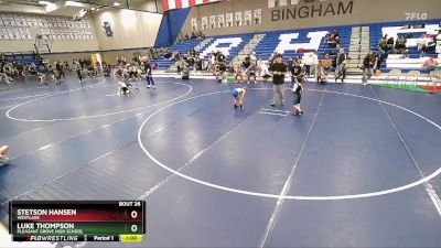 45-49 lbs Round 2 - Stetson Hansen, Westlake vs Luke Thompson, Pleasant Grove High School