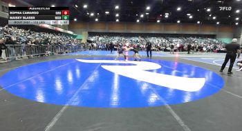 115 lbs Consi Of 8 #2 - Sophia Camargo, Grantsville vs Maisey Blaser, Wasatch