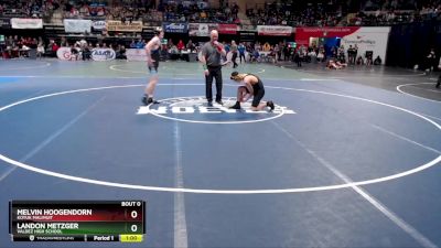 145 lbs Cons. Round 1 - Landon Metzger, Valdez High School vs Melvin Hoogendorn, Koyuk Malimuit