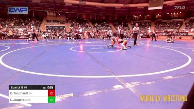 84 lbs Consi Of 16 #1 - Cashton Treuthardt, Team Nazar vs Lennon Jaggers, Contender Wrestling Academy