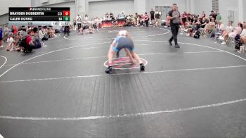 138 lbs Round 4 (6 Team) - Caleb Kosko, Mat Assassins vs Brayden Dobbertin, C2X Academy