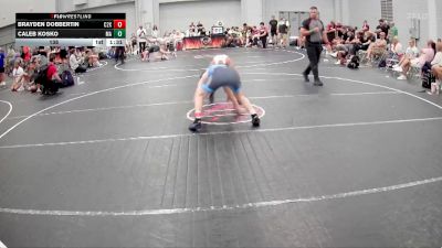 138 lbs Round 4 (6 Team) - Caleb Kosko, Mat Assassins vs Brayden Dobbertin, C2X Academy