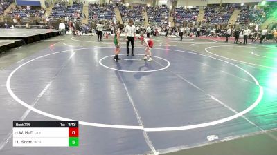 85 lbs Round Of 32 - Weston Huff, La Veta vs Loyal Scott, Cache La Poudre