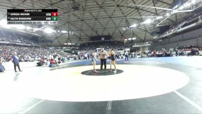 Girls 3A 170 lbs Champ. Round 1 - Jorgia McKim, Hermiston (Girls) vs Jalyn Edeburn, Auburn Mountainview (Girls)