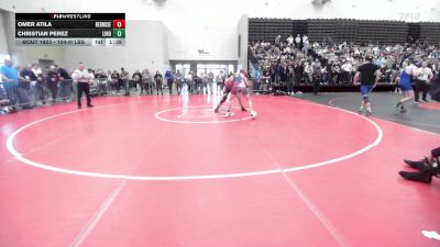 154-H lbs Round Of 64 - Omer Atila, RedNose Wrestling School vs Christian Perez, Linden Street Wrestling Club