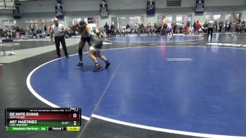 141 lbs Cons. Round 2 - Art Martinez, Case Western vs De`Ante Evans, Unattached