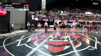A - 285 lbs 3rd Place Match - Trey Daly, Lockwood (Billings) vs Jesse James, Hamilton