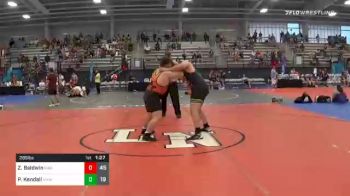 285 lbs Prelims - Zach Baldwin, Ragin Raisins Vidal vs Peyton Kendall, Midwest Xtreme Wrestling Silver