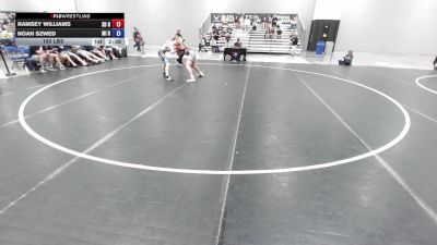 150 lbs Ramsey Williams, South Dakota Blue vs Noah Szwed, Michigan Red