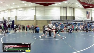 78 lbs Cons. Round 3 - Kyler Parry, Inland Northwest Wrestling Training Center vs Tripp Hillenburg, Bloomington South Wrestling Club