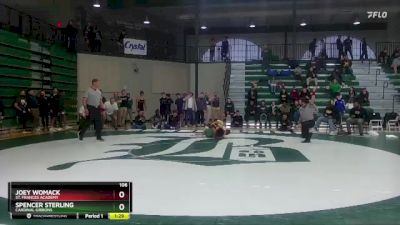 106 lbs Semifinal - Spencer Sterling, Cardinal Gibbons vs Joey Womack, St. Frances Academy