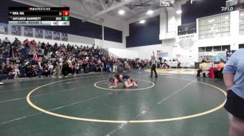 125 lbs Cons. Round 2 - Mia Gil, Los Alamitos vs Jayleen Garrett, Nordhoff