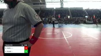 57 lbs Round Of 16 - Cato Rickel, Team Aggression vs Quentin Walls, Red Wave