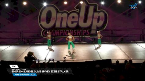 APEX Dance Center - Emerson Langel Olive Spivey Ezzie Stalker [2025 Mini - Duo/Trio - Jazz Day 1] 2025 One Up Grand Nationals
