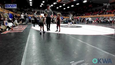 55 lbs Quarterfinal - Rhett Villines, Weatherford Youth Wrestling vs Elliott Watson, Comanche Takedown Club