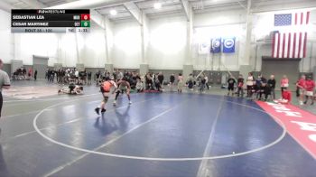 120 lbs Champ. Round 1 - Cesar Martinez, Olympus vs Sebastian Lea, Murray