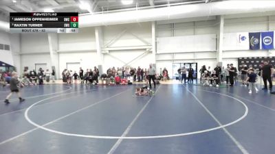 43 lbs 1st Place Match - Jameson Oppenheimer, Delta Wrestling Club vs Raxtin Turner, Stallions Wrestling Club