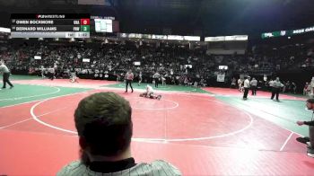 108 lbs Champ. Round 2 - Bernard Williams, PNW1 vs Owen Bockmore, Unattached