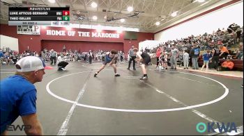 130 lbs Rr Rnd 4 - Luke Atticus Bernard, Woodland Wrestling Club vs Theo Gelles, Perry Wrestling Academy