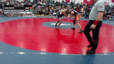 150 lbs Cons. Round 2 - Marcos Melgoza Galeana, River Ridge vs Enzo Monte, Centralia