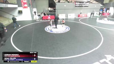 49 lbs Cons. Round 1 - Adrian Mendez, Wild Cats Wrestling Club vs Noah Dillen, Beat The Streets - Los Angeles