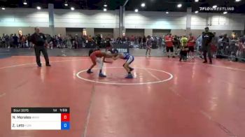 74 lbs Consolation - Nathan Morales, Massachusetts vs Zachary Leto, Florida