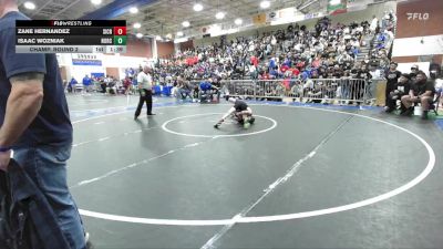 106 lbs Champ. Round 2 - Zane Hernandez, Silver Creek vs Isaac Wozniak, Norco