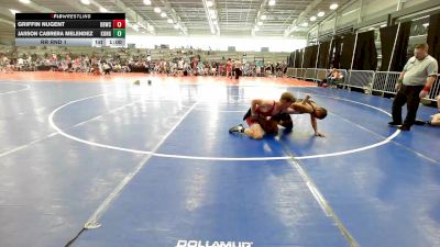 152 lbs Rr Rnd 1 - Griffin Nugent, OBWC Red vs Jaiison Cabrera Melendez, KongKrete Wrestling Academy
