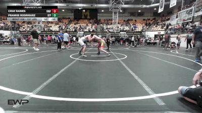 157 lbs Consi Of 8 #2 - Cruz Raines, Unaffiliated vs Frankie Rodriguez, Tulsa Blue T Panthers