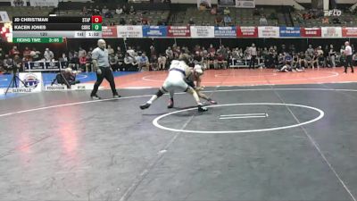 120 lbs Placement (16 Team) - Jd Christman, St. Augustine Prep vs Kacen Jones, Corner Canyon