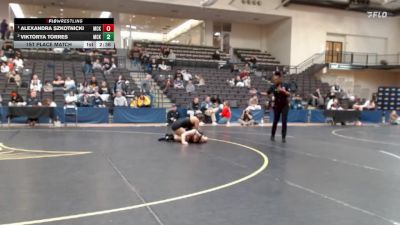 131 lbs 1st Place Match - Alexandra Szkotnicki, McKendree University vs Viktorya Torres, McKendree University