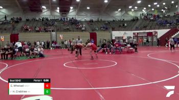 182 lbs Cons. Round 5 - Hunter Crabtree, North Newton vs Colin Whetsel, New Palestine