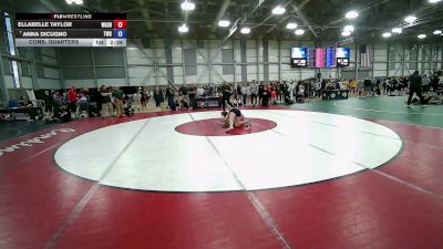 57 kg Cons. Quarters - Ellabelle Taylor, Washington vs Anna DiCugno, Tarleton Wrestling Club